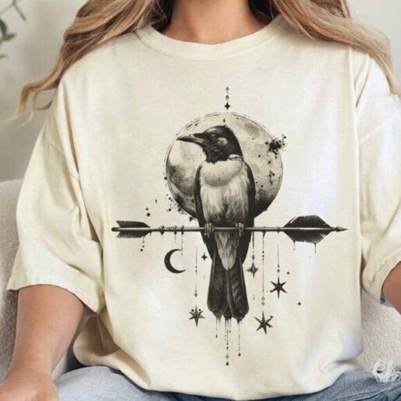Celestial Bird Comfort Colors Unisex Garment-Dyed T-shirt - Picture 1 of 3